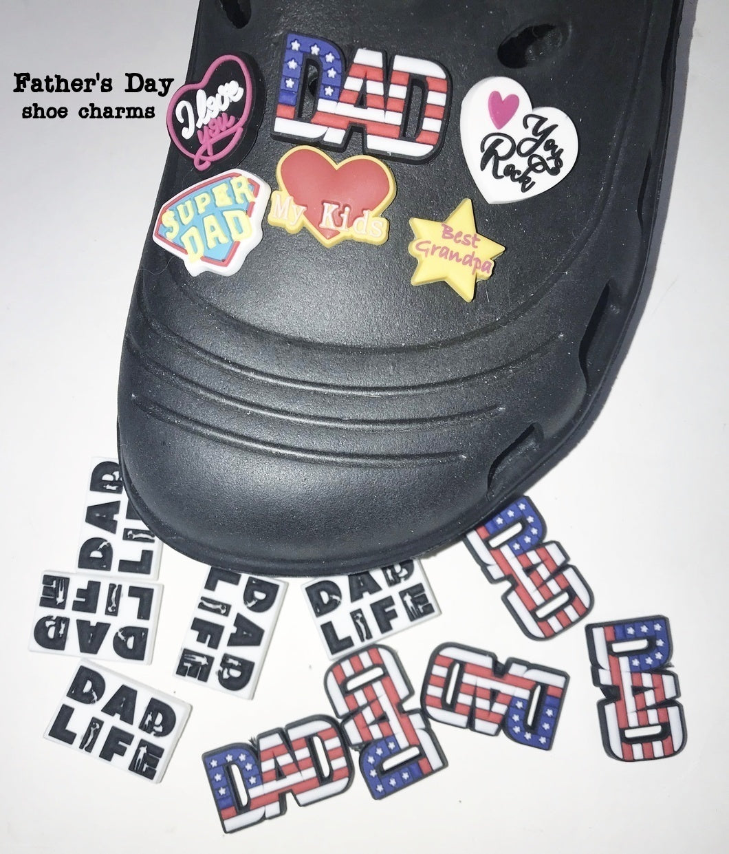 Father's Day shoe charms unbranded – MTCreationsjust4ullc-shoecharms