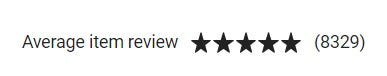 five star reviews