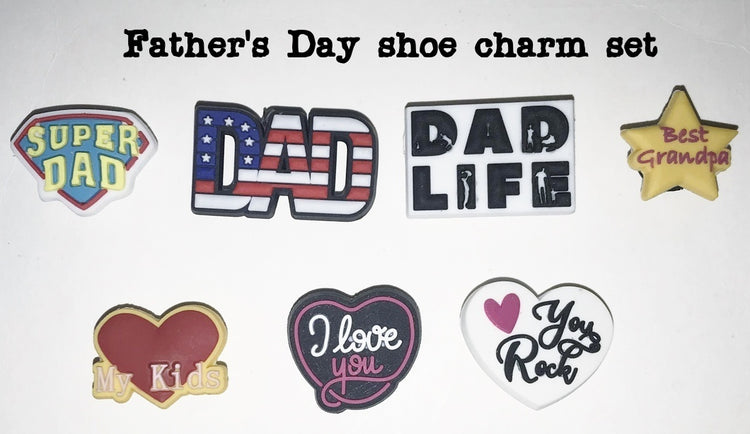 Father's Day shoe charms