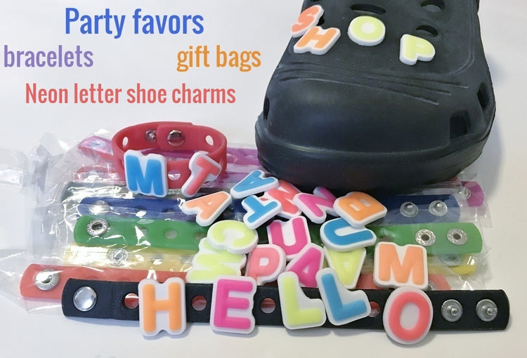 Letter/Number shoe charms