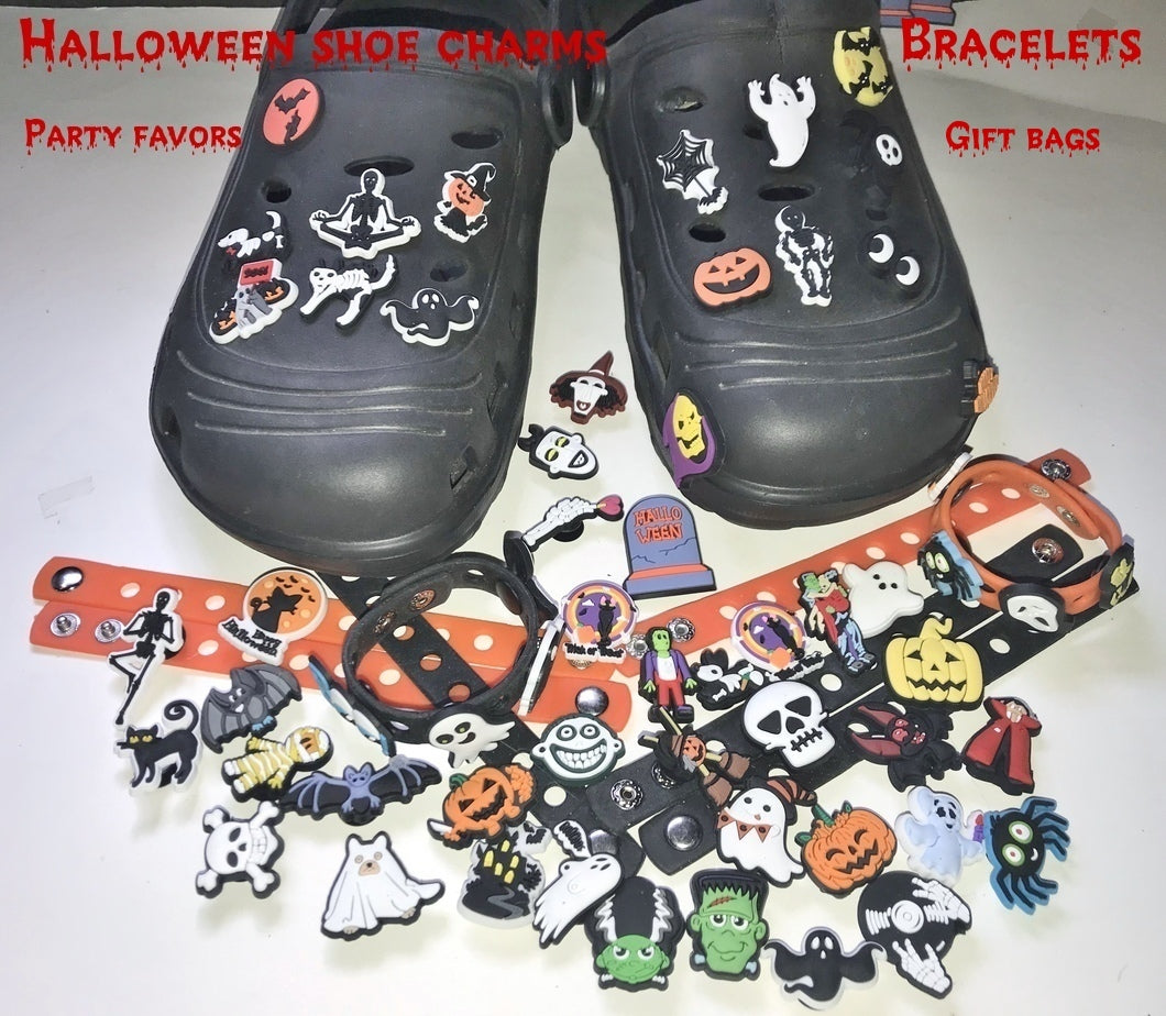 Halloween shoe charms