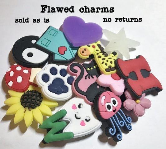 Shoe charms imperfections-Sale-as is-clearance