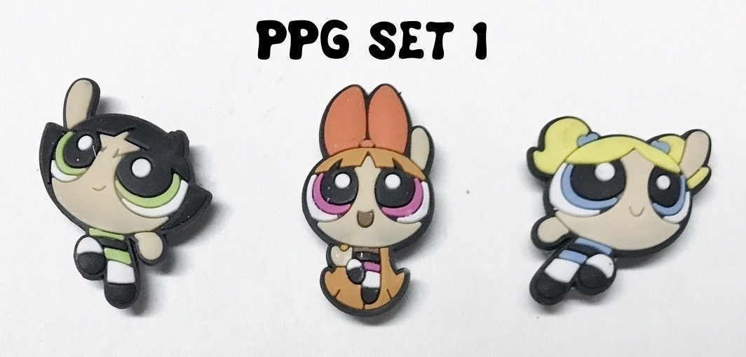 PPG inspired shoe charm sets-reduced price