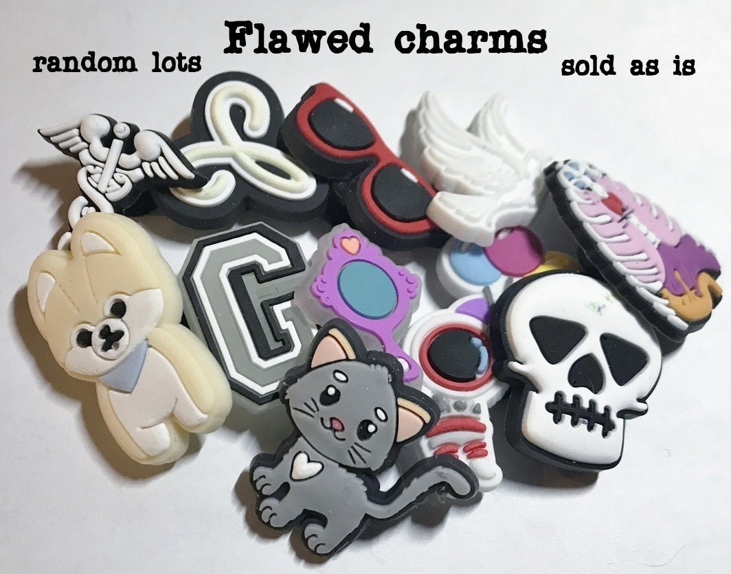 Shoe charms imperfections-Sale-as is-clearance