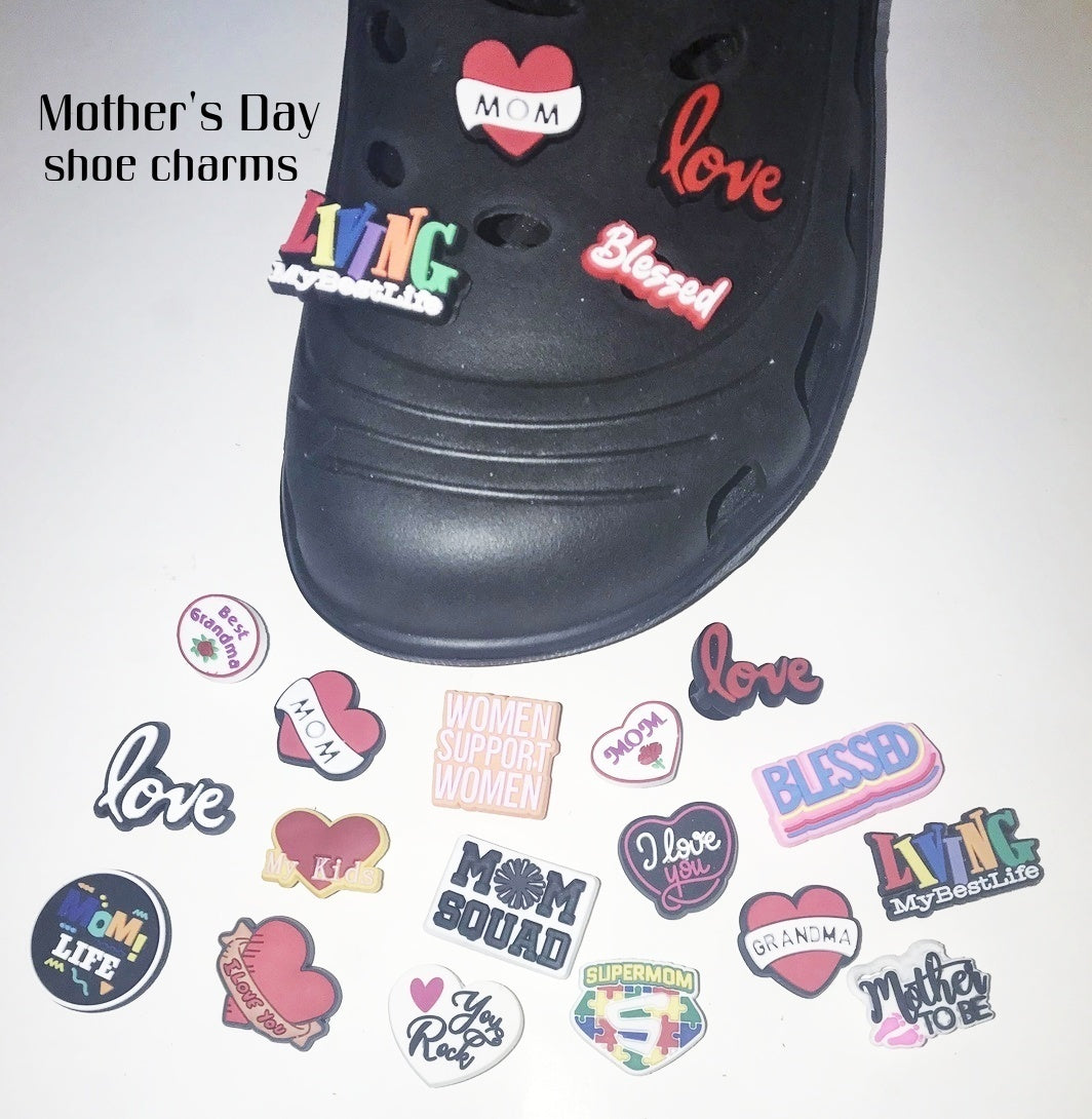 Mother's Day shoe charms